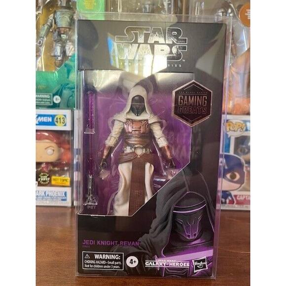 Star Wars Black Series Jedi Knight Revan 6" Gaming Greats in PROTECTOR - Picture 1 of 7